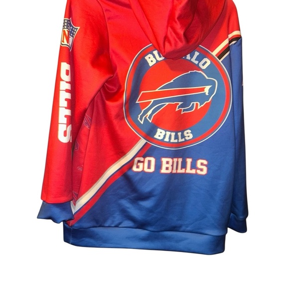 Nfl Buffalo Bills kids hoody hoodie top size Large 10 - Picture 3 of 4